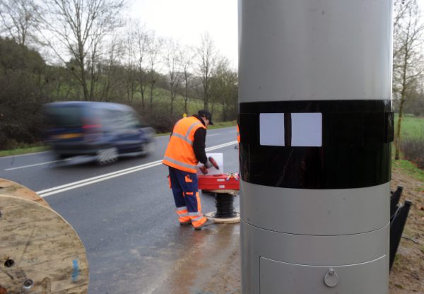 Les radars automatiques luxembourgeois prennent formes. (Photo : AFP)