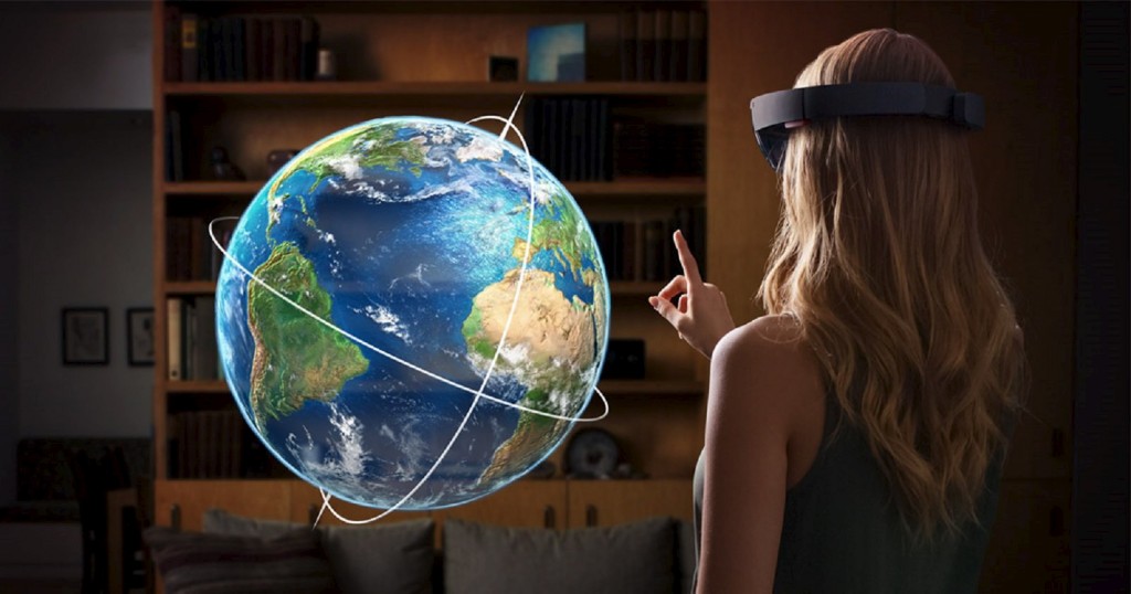 L'HoloLens de Microsoft.