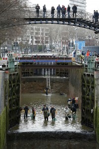 FRANCE-WATERWAYS-CANAL-MAINTENANCE