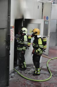 Les pompiers sont parvenus à maîtriser l'incendie. (photo police grand-ducale)