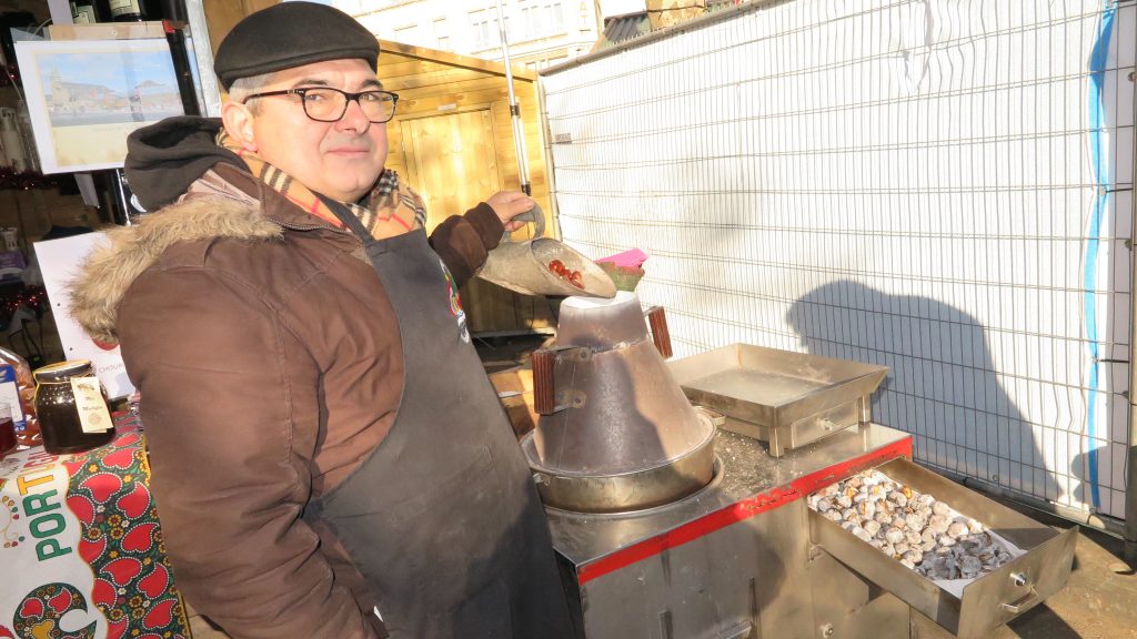 Les marrons grillés à la portugaise : un régal. (photo H.G.)