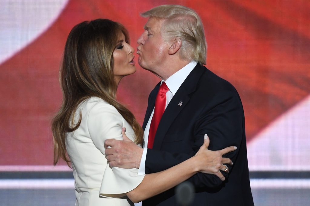 Melania et Donald Trump le 22 juillet 2016. (photo AFP)