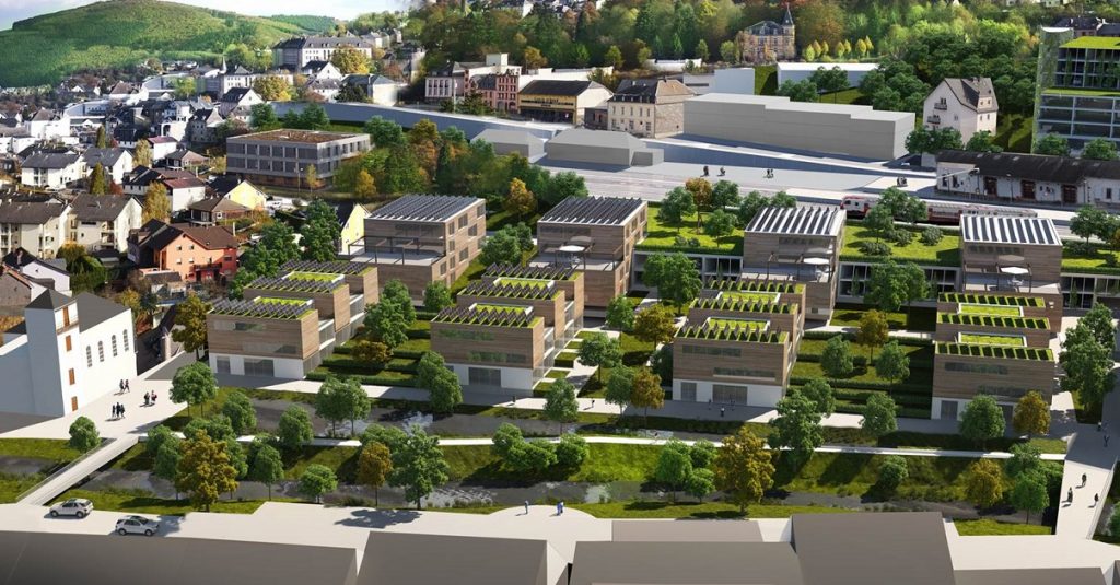 Le projet prévoit l'installation de panneaux photovoltaïques sur les toits des futurs logements. 