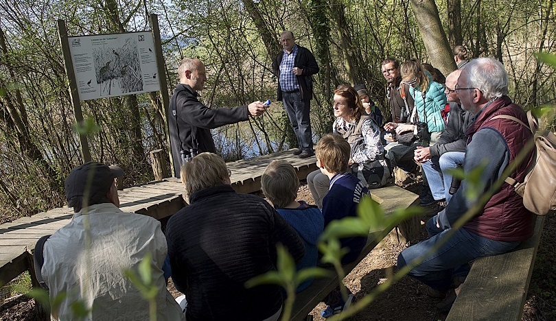 Des visites guidées permettent d'en savoir plus sur la biodiversité locale. 