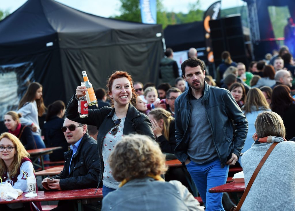 L'ambiance du festival était plutôt bon enfant. (photo I.Finzi)