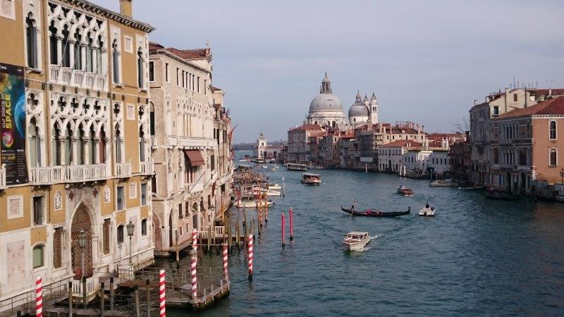 Vue depuis le ponte dell'Accademia, l'image d'Épinal de Venise. (photo Sy.A.)