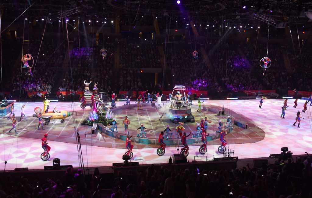 Circus legends Ringling Bros & Barnum & Bailey perform their last show