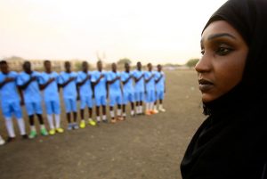 SUDAN-FBL-COACH-WOMAN