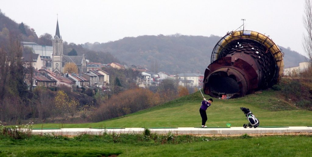 Le haut-fourneau couché de Longwy (Photo : RL)