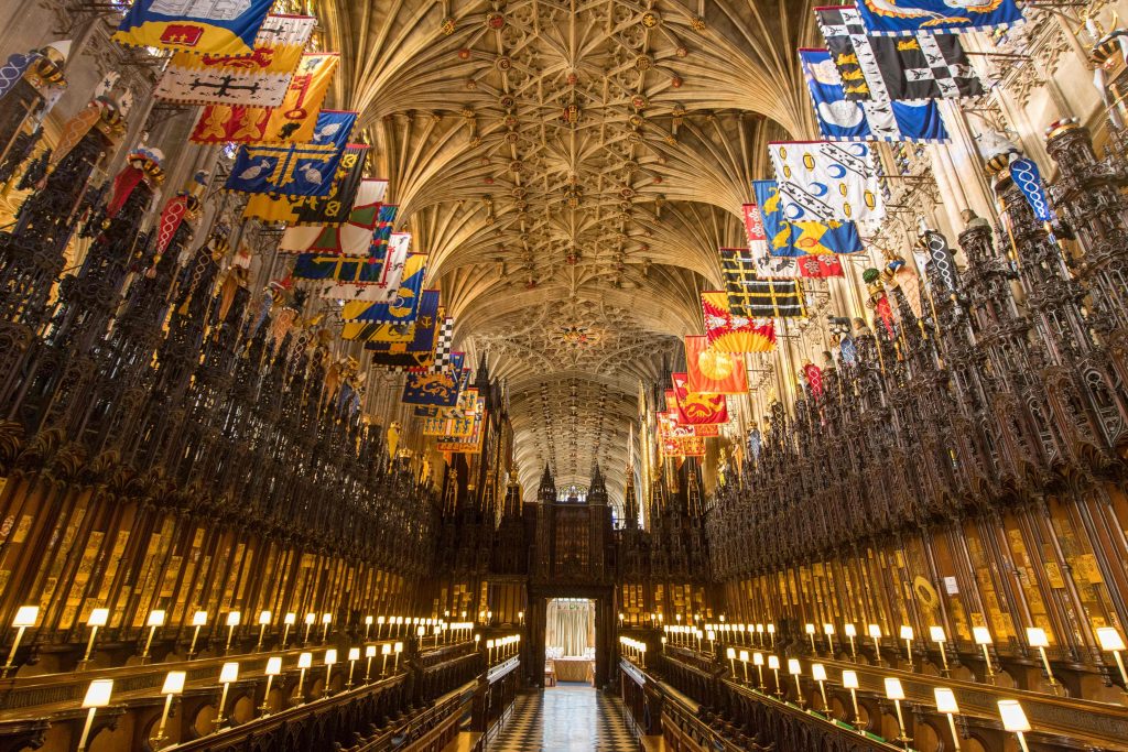 Vue de la chapelle à l'intérieur du château de Windsor. (Photo : AFP)