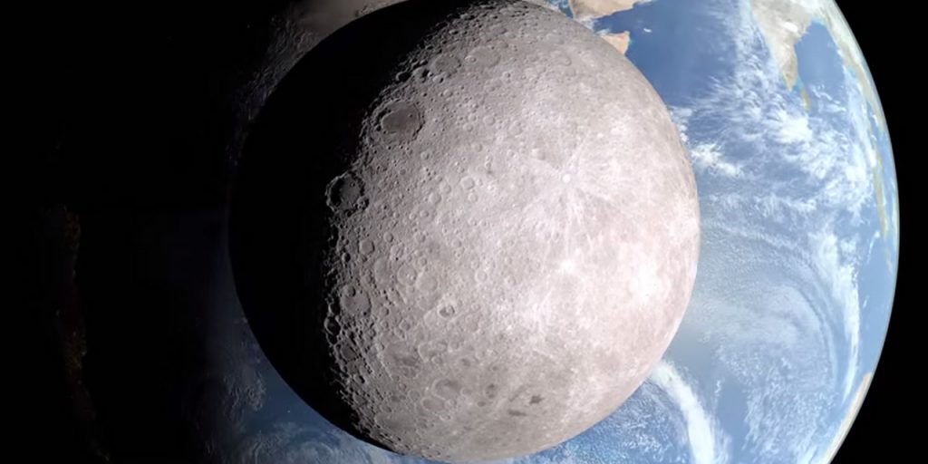 La face cachée de la Lune est photographiée depuis 1959 mais n'a jamais été explorée. (Capture d'écran Youtube)