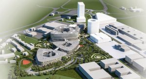 Le futur hôpital du Sud, à Esch-Sur-Alzette, tout près de la frontière française (Photo : DR).