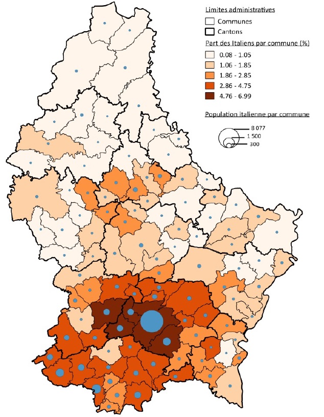 Source Statec, ACT, CTIE