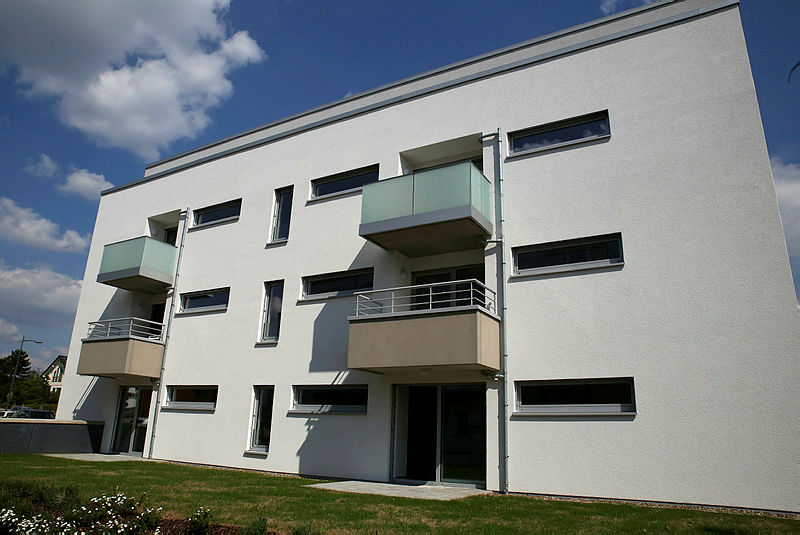 Un immeuble de la Société nationale d'habitation à bon marché (SNHBM), à Mamer. Les communes doivent accélérer sur le locatif accessible, estime le gouvernement (Photo : Didier Sylvestrr