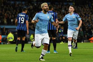 Kun Agüero et Manchester City ont eu du retard à l'allumage, avant de dérouler contre l'Atalanta. (Photo : afp) 