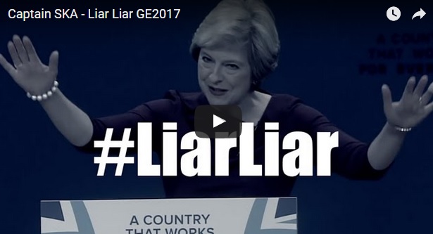 « Liar Liar », une chanson antiTheresa May, dans le top 5 au RoyaumeUni