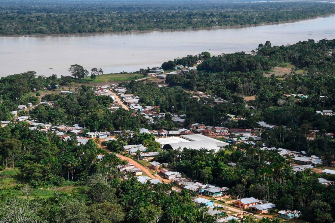 Le village d'Umariacu vu de haut (Photo : AFP).