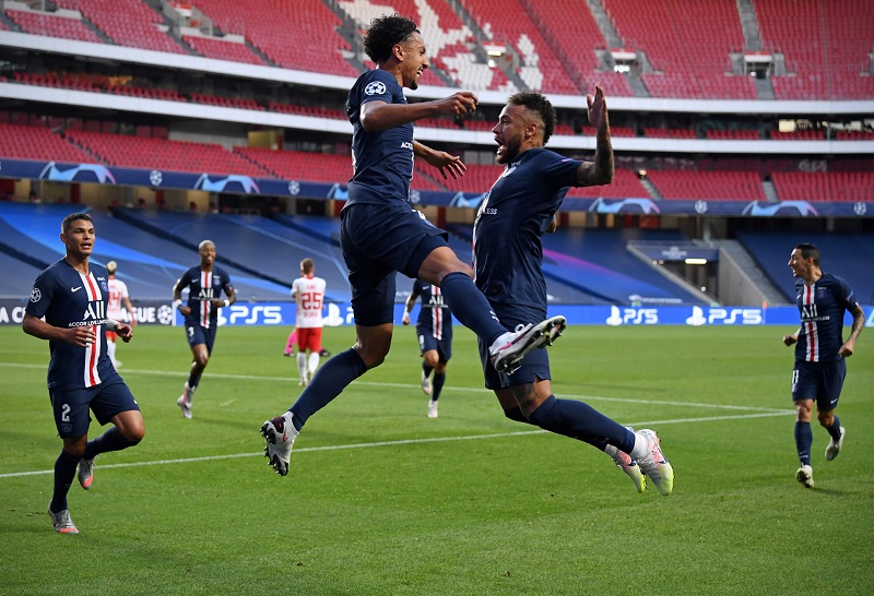 Marquinhos et Neymar peuvent enfin jubiler (Photo : AFP).