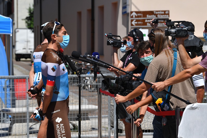 Comme toutes les équipes, AG2R La Mondiale applique le protocole recommandé par les instances.