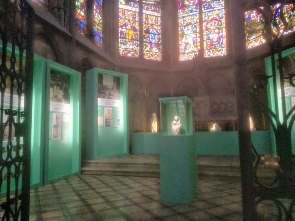 L'exposition dédiée à Paul Tornow, qui rénova notamment le toit de Saint-Etienne (Photo : HG).