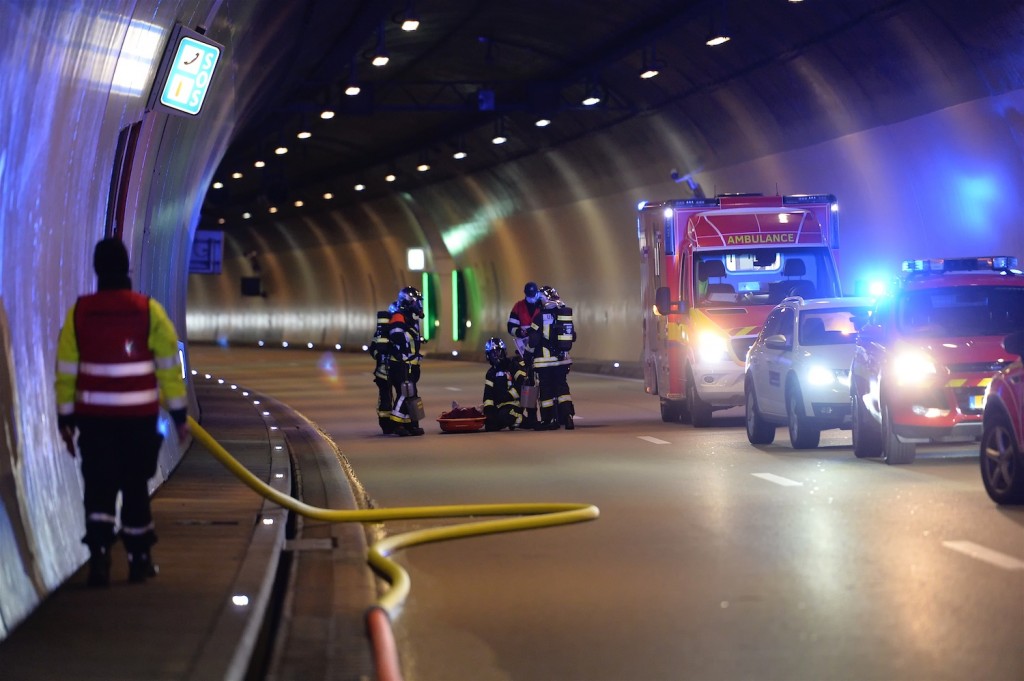 Exercice grandeur nature dans le tunnel Markusberg.