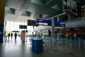 Les voyages en avion ont reculé de 96 % au second trimestre 2020 par rapport au second trimestre 2019. (Photo : archives LQ/Julien Garroy)  