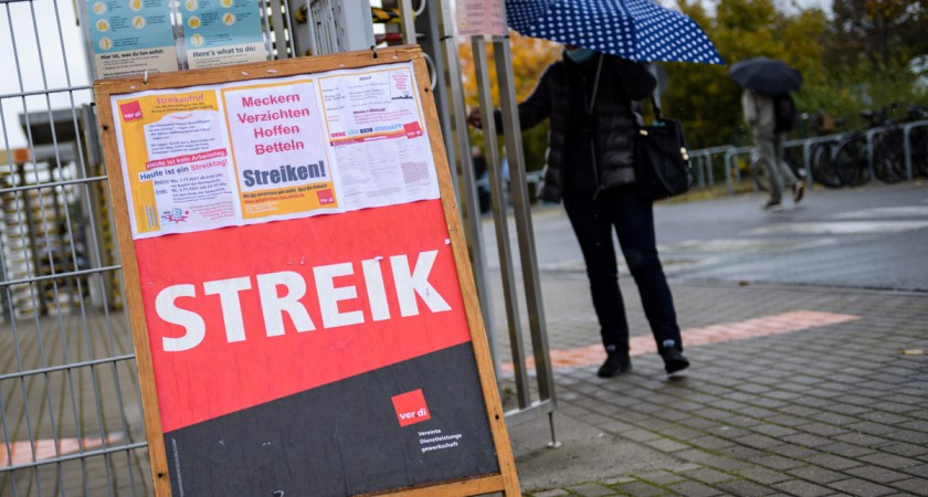 Vers des grèves répétées chez  en Allemagne avant Noël