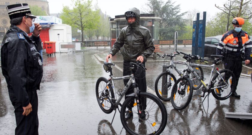 La police organise un contrôle «mobilité douce» à Luxembourg