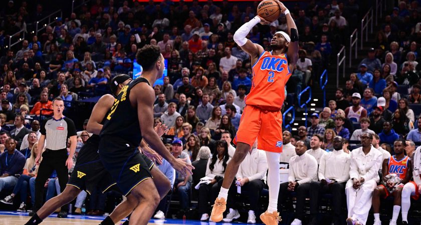 NBA : le Thunder tranquille contre les Warriors, les Knicks sur leur lancée