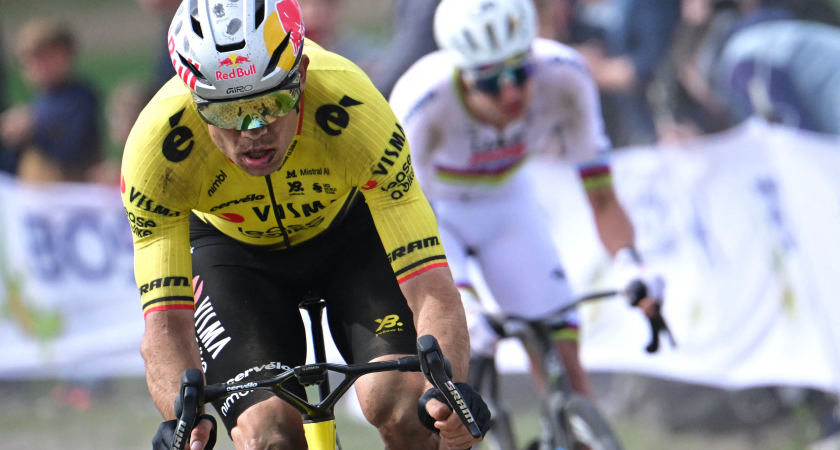 Wout Van Aert, d'ordinaire malchanceux, a enfin remporté son premier monument, et pas n'importe lequel... (Photo: AFP).